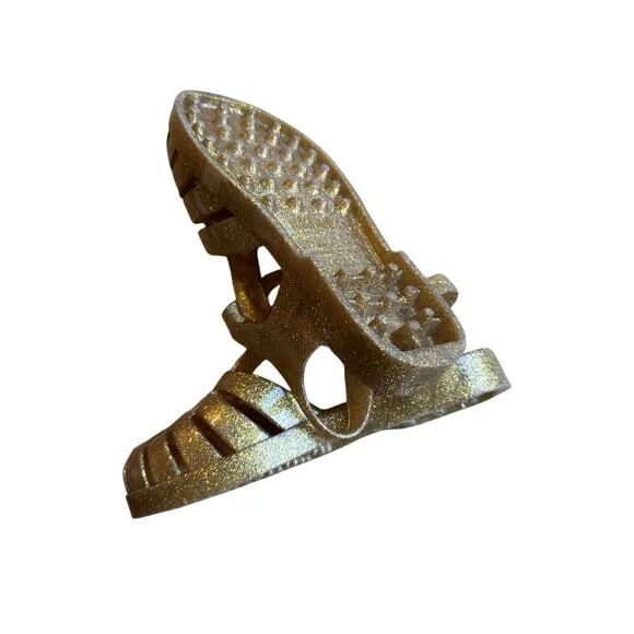 Mini Melissa Gold Sandals
