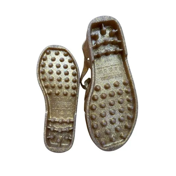 Mini Melissa Gold Sandals