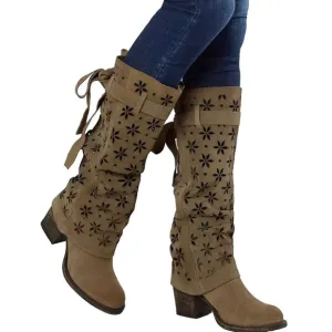 Miss Macie It’s A Wrap versatile suede boots. Sz 7M. New