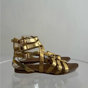 Miu Miu sandals gold gladiator 38.5 spring summer