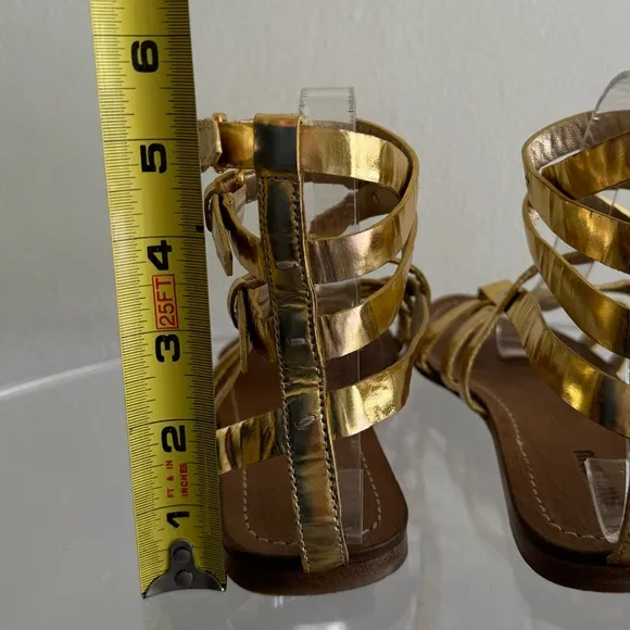 Miu Miu sandals gold gladiator 38.5 spring summer