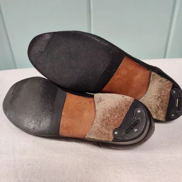 Moreschi ITALY Grain Leather Tassel Loafers Men's Size 11 Brown Slip On Shoes