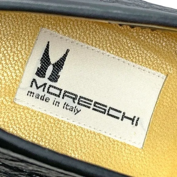 Moreschi Mens Handmade‎ Exotic Peccary Leather Loafers