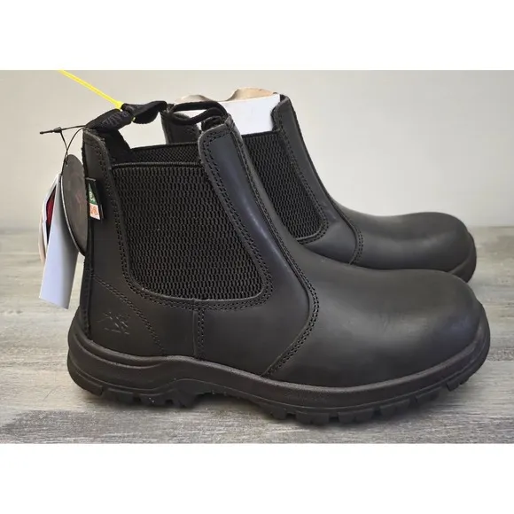 Moxie Trades Angelina Black Work Safety Slip Resist Boots Women's Size 9.5  New