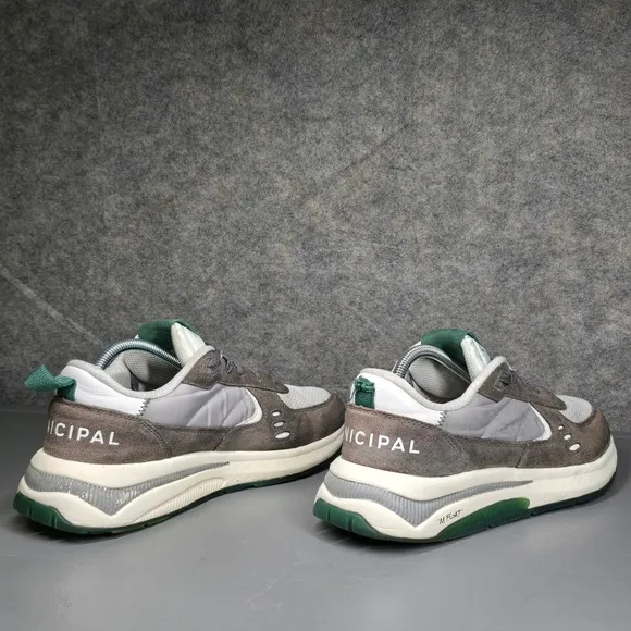 Municipal Utility Sneakers Running Shoes Comfort Walking Casual Gray Mens 9