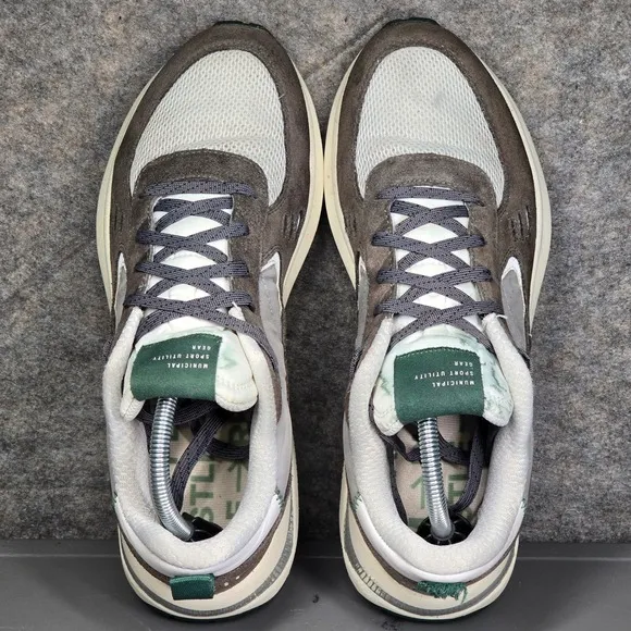 Municipal Utility Sneakers Running Shoes Comfort Walking Casual Gray Mens 9