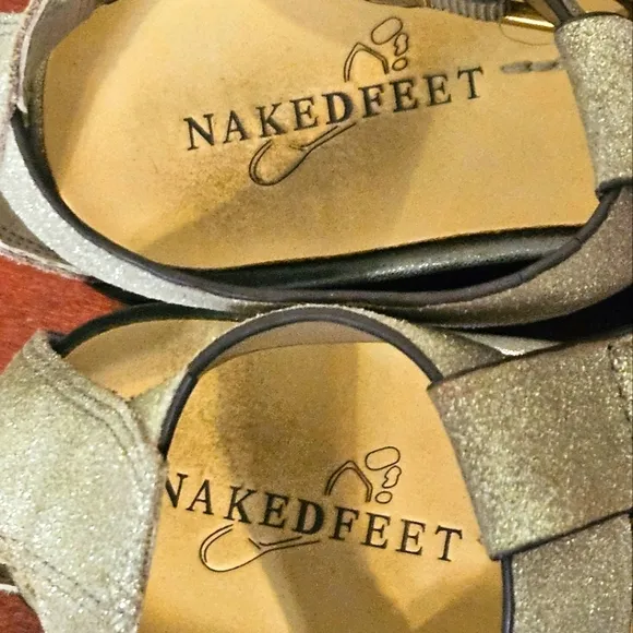 Naked Feet Nadar  leather sandals Size 8M