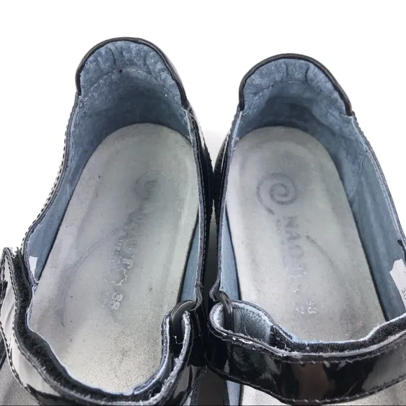 Naot Black Leather Mary Jane Comfort Shoes 7