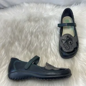 Naot Black Leather Koru Motu Mary Jane Comfort Shoes Sz 40/9-9.5