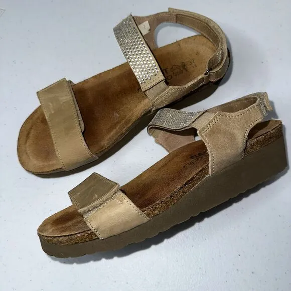 Naot Women’s Lisa Rhinestone Sandals Size 37