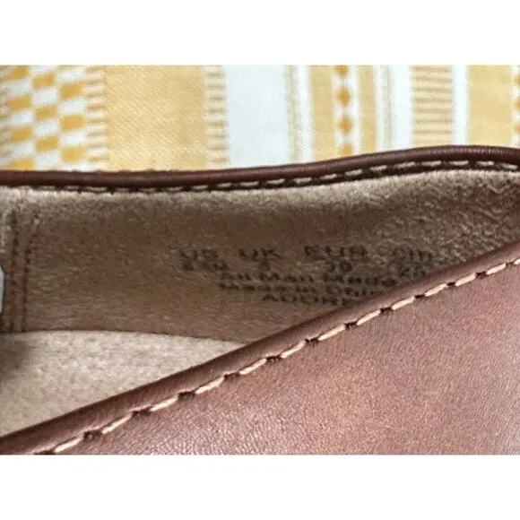 Naturalizer Shoes SOUL ADORE MARY JANE WEDGE Woman’s Sz 8.5M Pump Toffee Brown