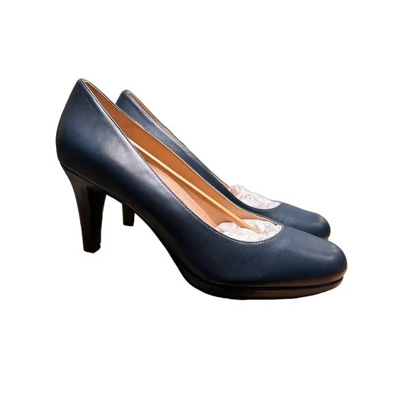 Naturalizer Women’s Michelle High Heel Pump, Navy, Size 10 – Classic Comfort