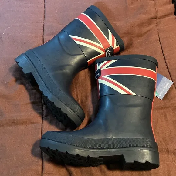 Navy Blue Rain Boots by Joules Brand.  NWT!