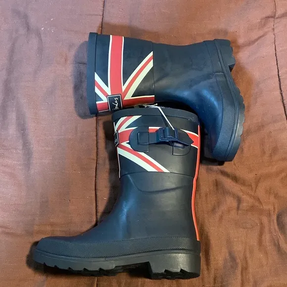 Navy Blue Rain Boots by Joules Brand.  NWT!