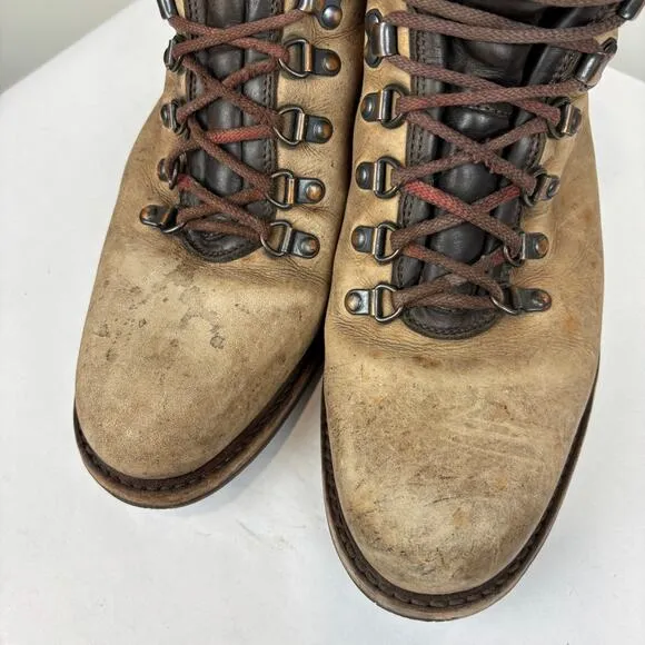 N.D.C Made by Hand Leather Shearling Lined Hiking Boots Women's 39 / 9