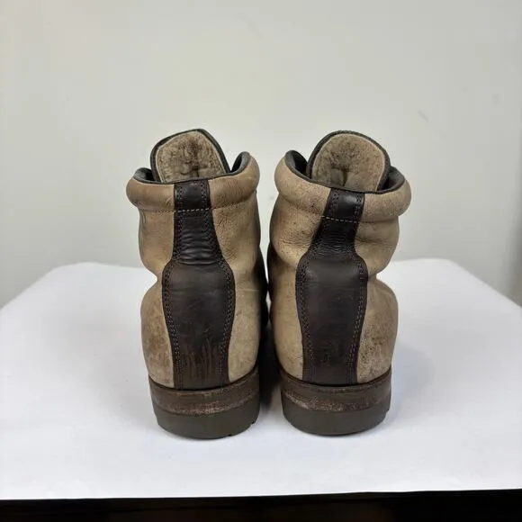 N.D.C Made by Hand Leather Shearling Lined Hiking Boots Women's 39 / 9