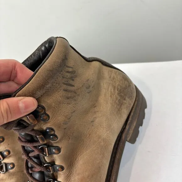 N.D.C Made by Hand Leather Shearling Lined Hiking Boots Women's 39 / 9