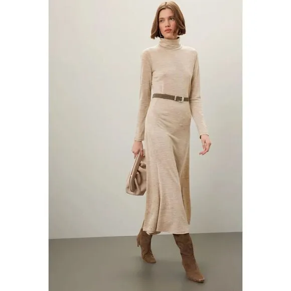 NEW $298 POLO RALPH LAUREN Long Sleeve Day Dress Size Medium