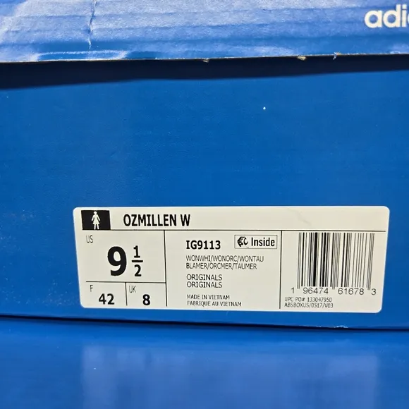 New Adidas Originals Ozmillen Beige Wonder White Orchid Women's Shoes Size 9.5