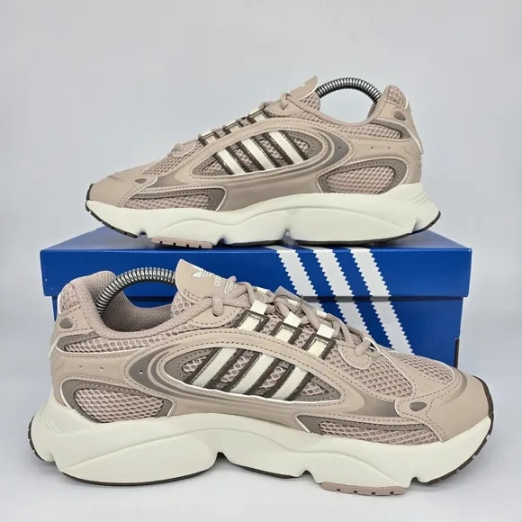 New Adidas Originals Ozmillen Beige Wonder White Orchid Women's Shoes Size 9.5