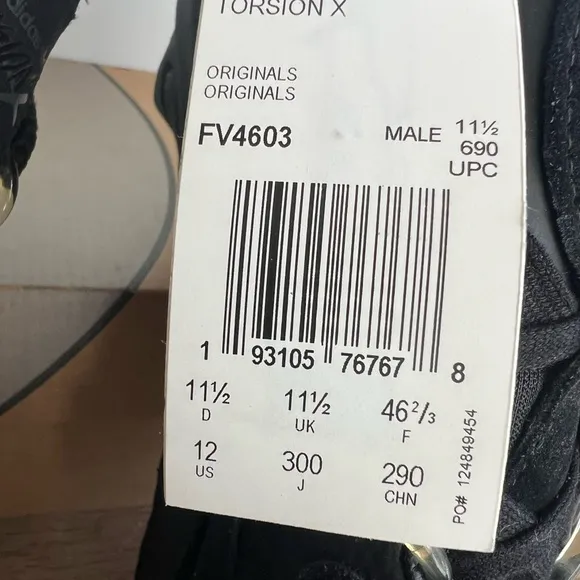 NEW Adidas Originals Torsion X Boost ‘Black’ Athletic Shoes FV4603 - Mens SZ 12