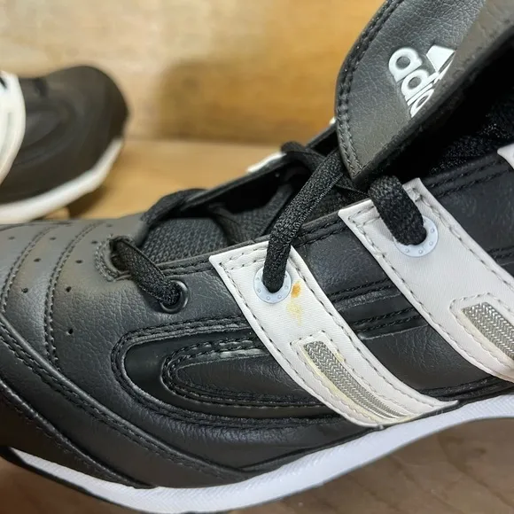 NEW Adidas Spinner 7 Low Mens Sz 12 Metal Spikes Baseball Shoes Blk 113195