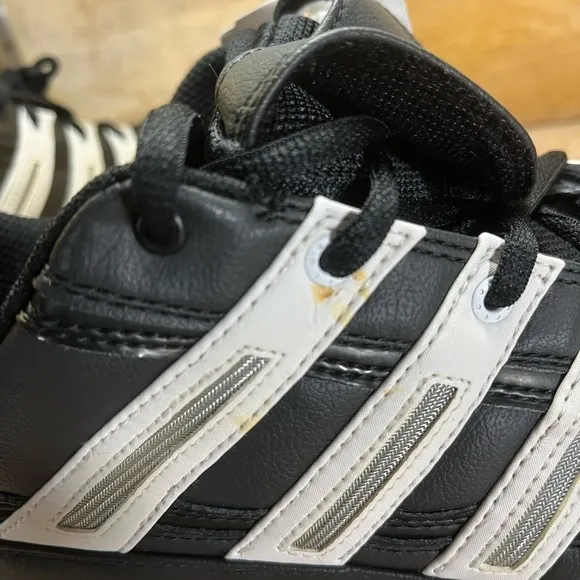 NEW Adidas Spinner 7 Low Mens Sz 12 Metal Spikes Baseball Shoes Blk 113195
