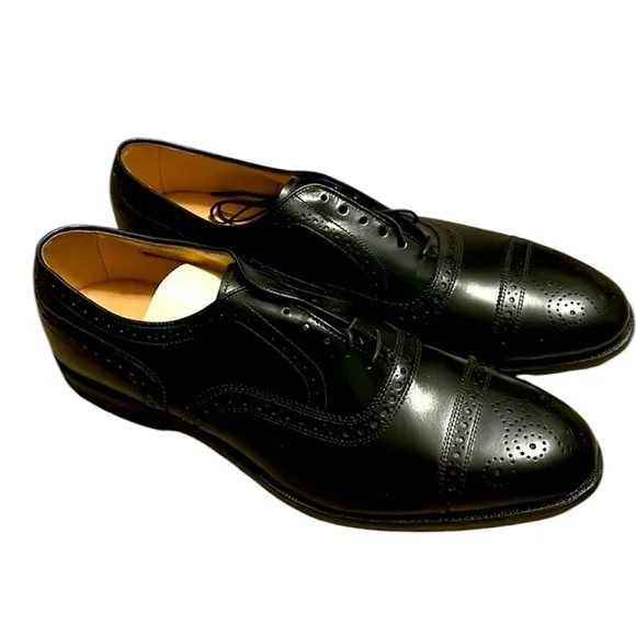 NEW! Allen Edmonds Men’s Black Leather Loafers Dress Shoes