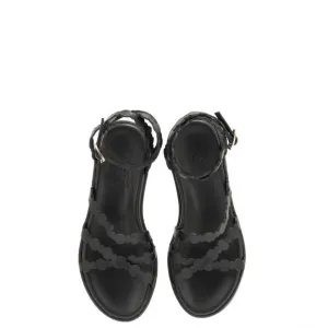 NEW ANCIENT GREEK SANDALS women's aspis sandals in black