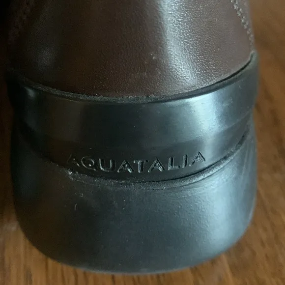 New Aquatalia Leather Chelsea Lug boots