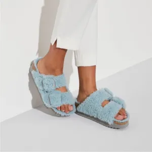 New Arizona Big Buckle Shearling Birkenstocks
