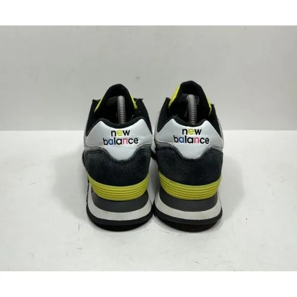 New Balance 574 Rugged Casual Shoes Black White Helium ML574DNI Men’s Size 9.5
