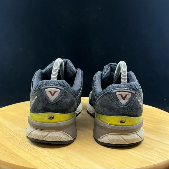New Balance 990v5 Navy Blue Silver Athletic Sneaker GC990NV5 Size 6y/ Wmns 7.5
