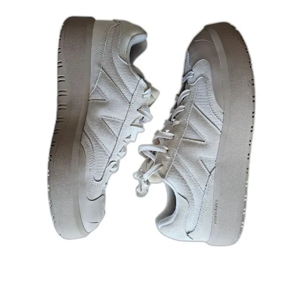 New Balance CT302 Leather Suede Beige Bone Sneakers Tennis Shoes Men Sz 10.5