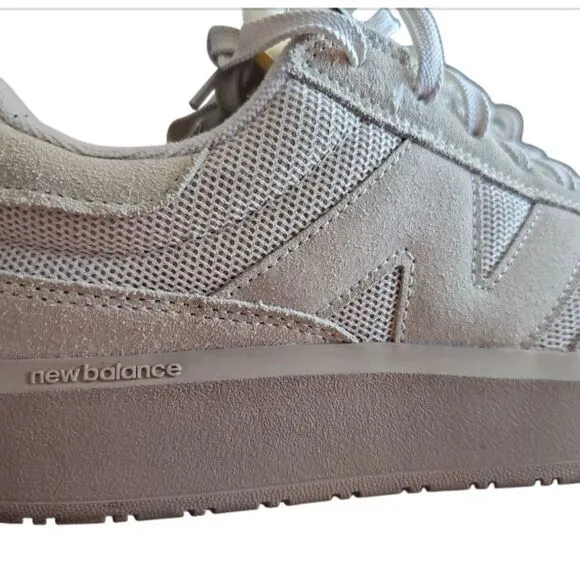 New Balance CT302 Leather Suede Beige Bone Sneakers Tennis Shoes Men Sz 10.5