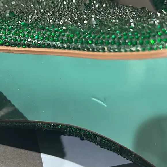 🌸NEW BETSEY JOHNSON CADY EMERALD WOMEN’S ANKLE BOOTS Sz 7 WITH BOX.