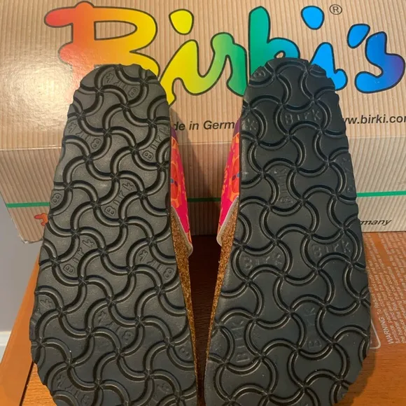 New Birkenstock Birki’s Milo’s Indian Pattern PinkKids Sandals