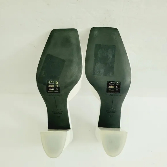New Black Suede Studio Dia Slide Sandals, Size 8,5