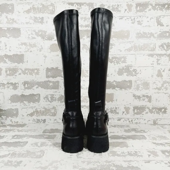 NEW Blondo Vienna Black Leather Waterproof Lug Sole Boots i39