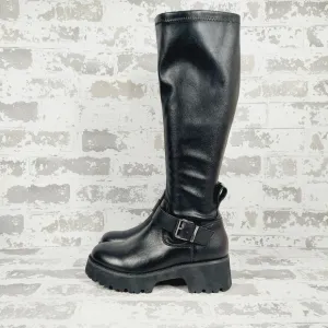 NEW Blondo Vienna Black Leather Waterproof Lug Sole Boots i39