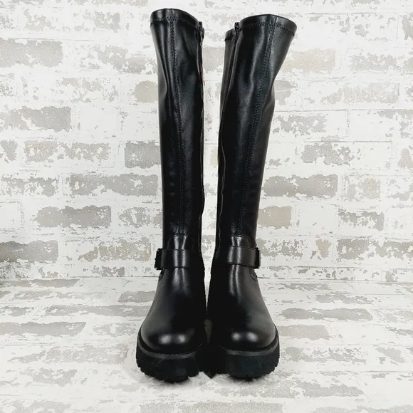 NEW Blondo Vienna Black Leather Waterproof Lug Sole Boots i39