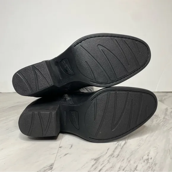 New! Born Alize Black Leather Tall Boot 7M