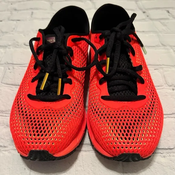 New Bright Orange Under Armour Hovr Athletic Shoes (Boys 4)