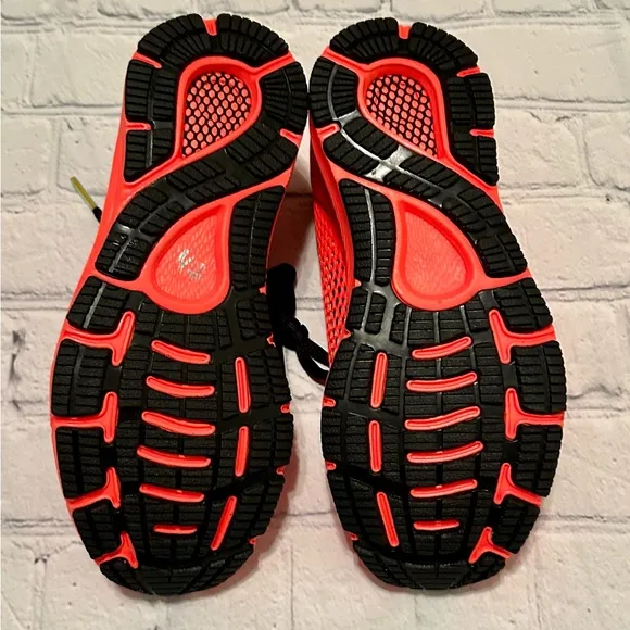 New Bright Orange Under Armour Hovr Athletic Shoes (Boys 4)