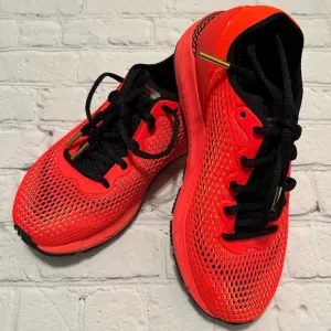 New Bright Orange Under Armour Hovr Athletic Shoes (Boys 4)