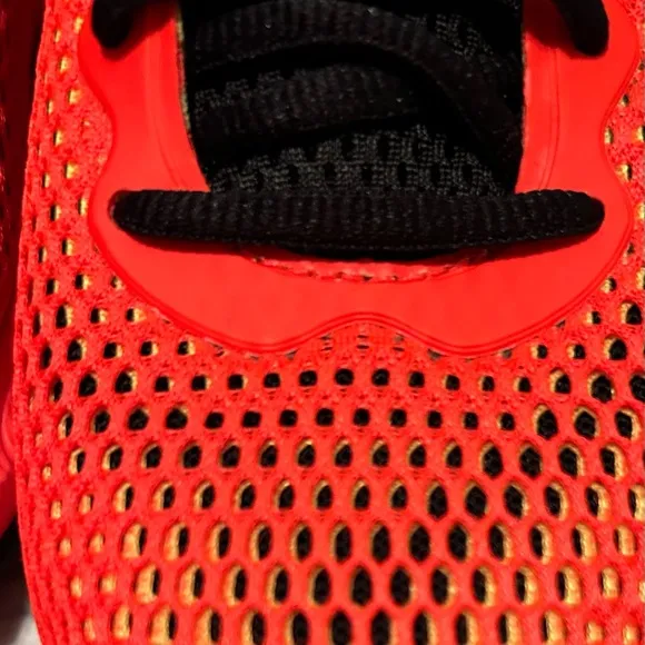 New Bright Orange Under Armour Hovr Athletic Shoes (Boys 4)