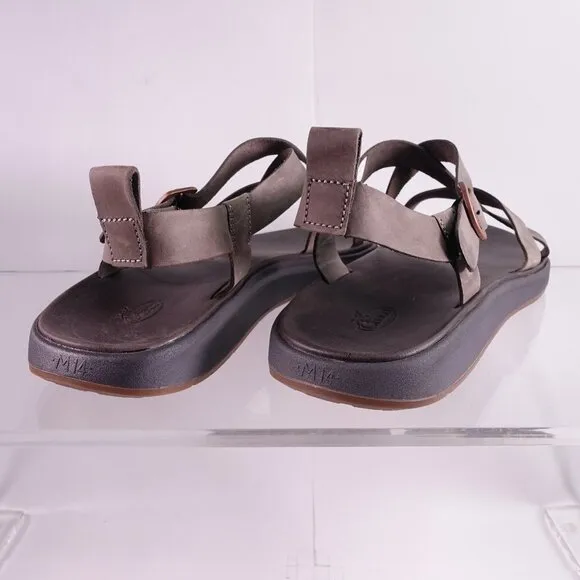 NEW Chaco Wayfarer Leather Sandals J106597 Gray
