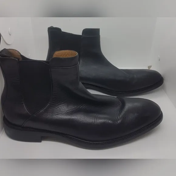 New Cole Haan Warren Chelsea Mens Black Ankle Boots Sz 13