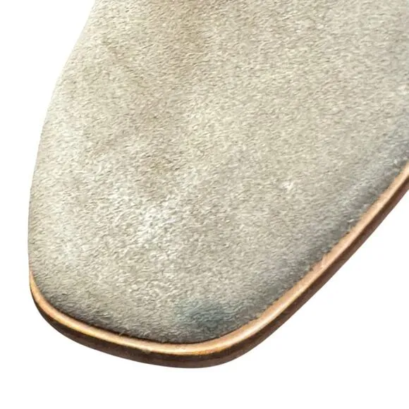 New Dolce Vita Fynn Tall Tan Truffle Suede Boots Wide Calf Women's 9