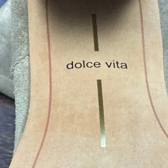 New Dolce Vita Fynn Tall Tan Truffle Suede Boots Wide Calf Women's 9